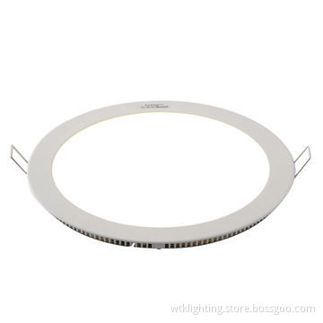 Round LED Panel Light, 12W Power, 100 to 240V AC Input, 3014 Super-bright LED as Lighting Source